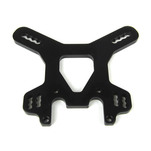 Tekno Shock Tower (front, 7075 NC, gun metal ano) - TKR5528