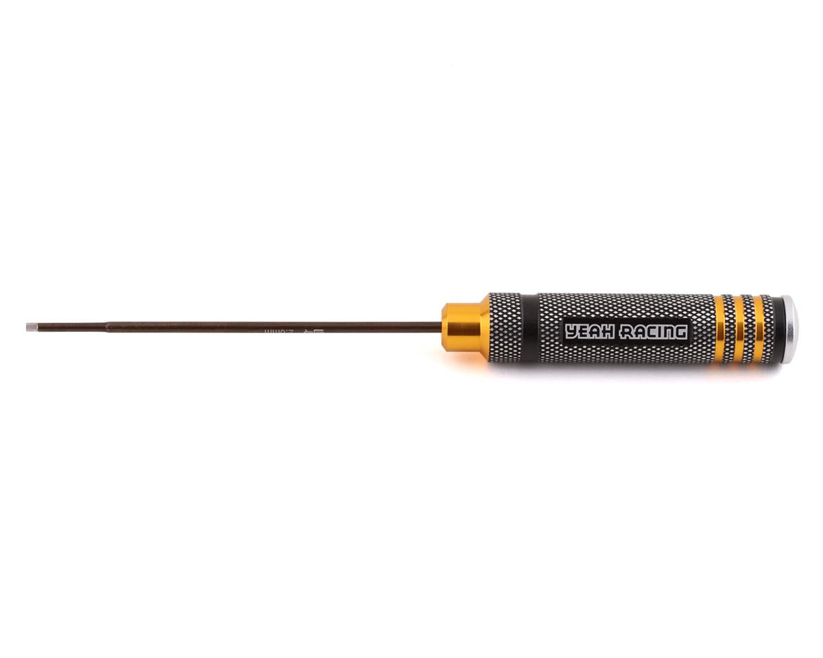 Aluminum 2.0mm Allen Hex Driver Tool Black Gold