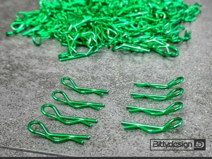 Bittydesign Clips Kit for 1/10 Off/On-Road Bodies - BDBC
