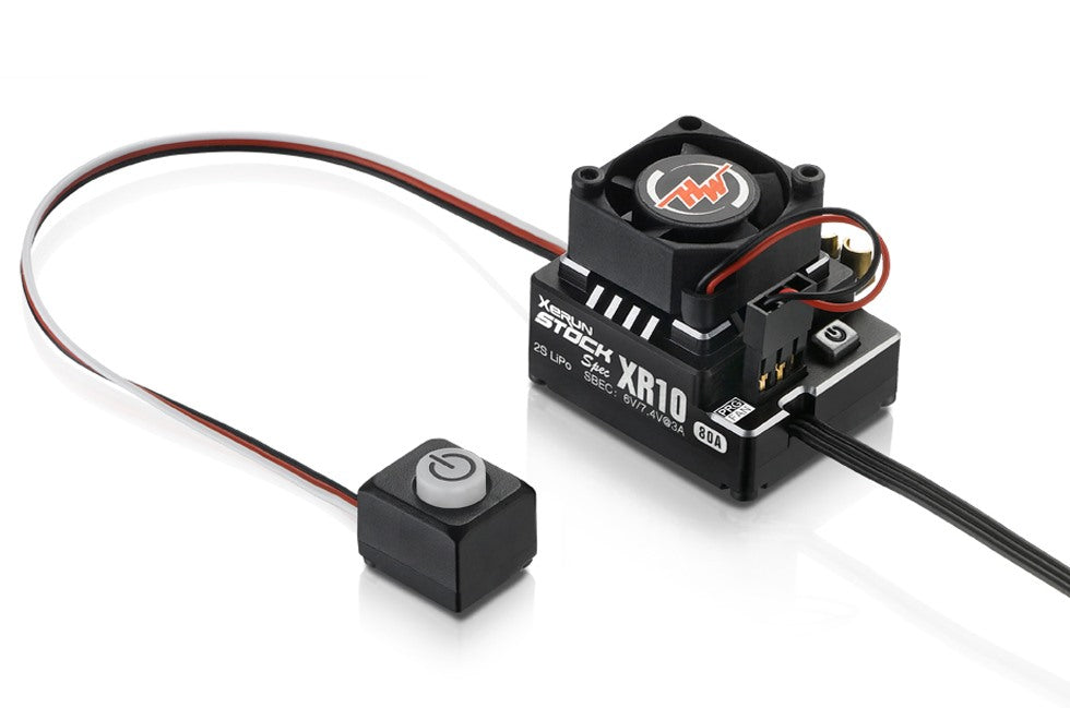 Hobbywing XeRun XR10 Stock Spec 80A - Black - RCXX - rc racing for professionals