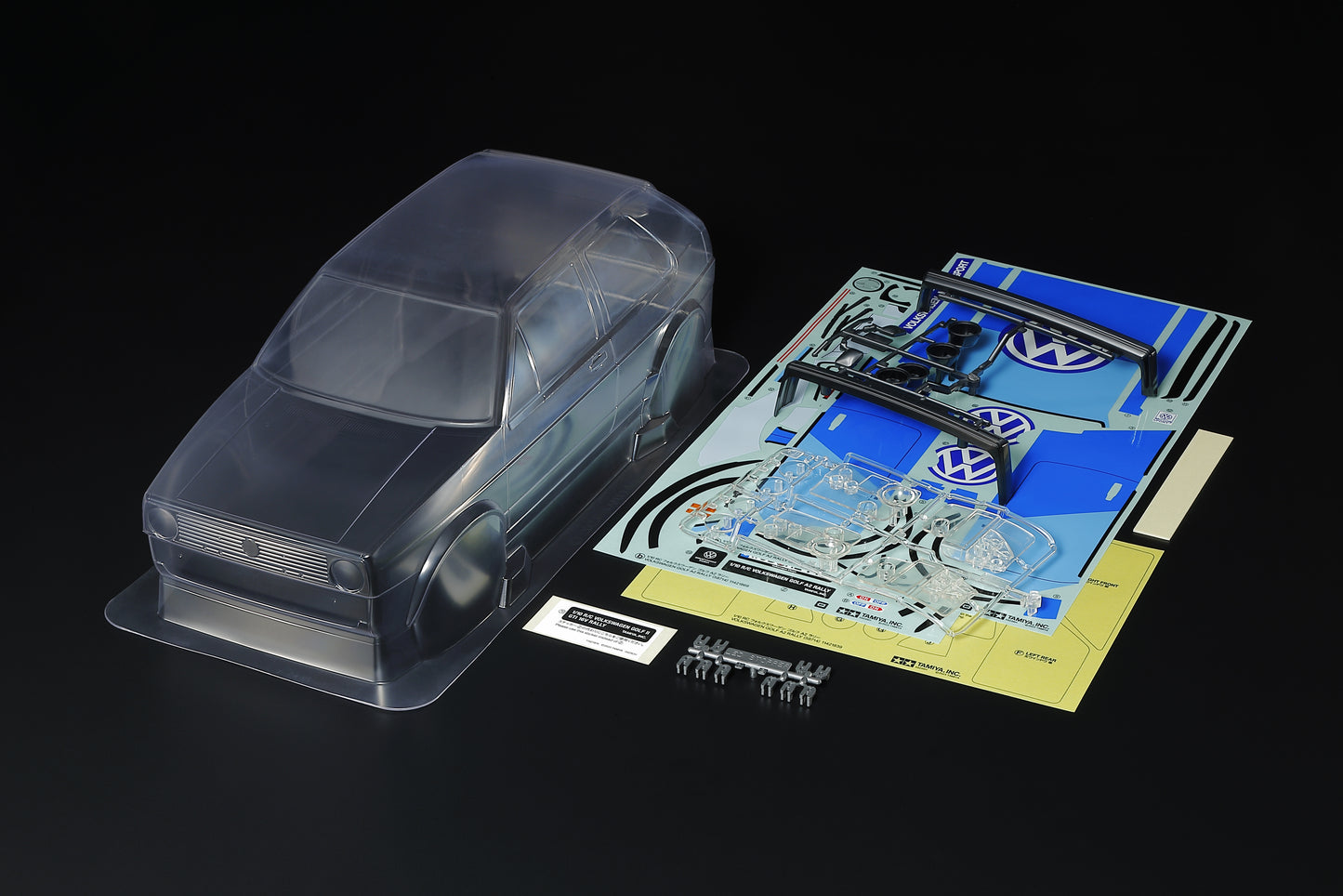 Tamiya Volkswagen Golf II GTI 16V Rally Body Parts Set (MF-01X) - RCXX - RC Racing Shop | RC Models | Tuning & Spare Parts for Professionals