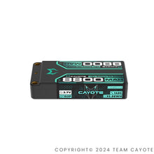 CAYOTE Racing 8800mAh 1S2P Shorty LiPo Akku 3.7V 145C 162g - 881S145
