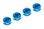 Kit d'adaptateurs hexagonaux en aluminium 12x5mm pour crawler RC 1/10 Touring Drift (bleu)