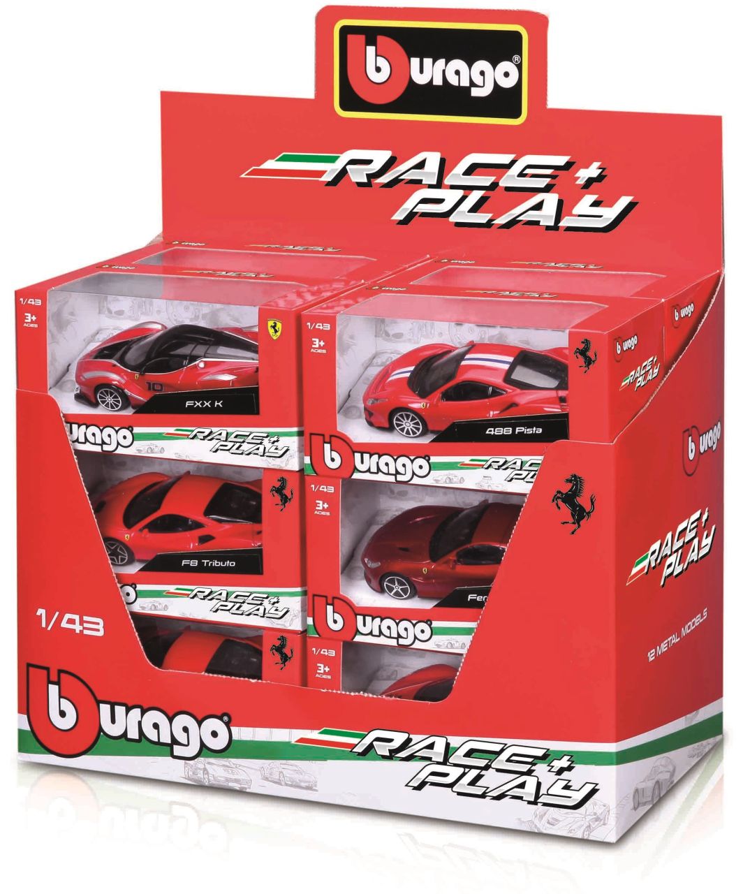 Ferrari R&P Modellautos 1/43 Windowbox assortiert - RCXX - RC Racing Shop | RC Models | Tuning & Spare Parts for Professionals