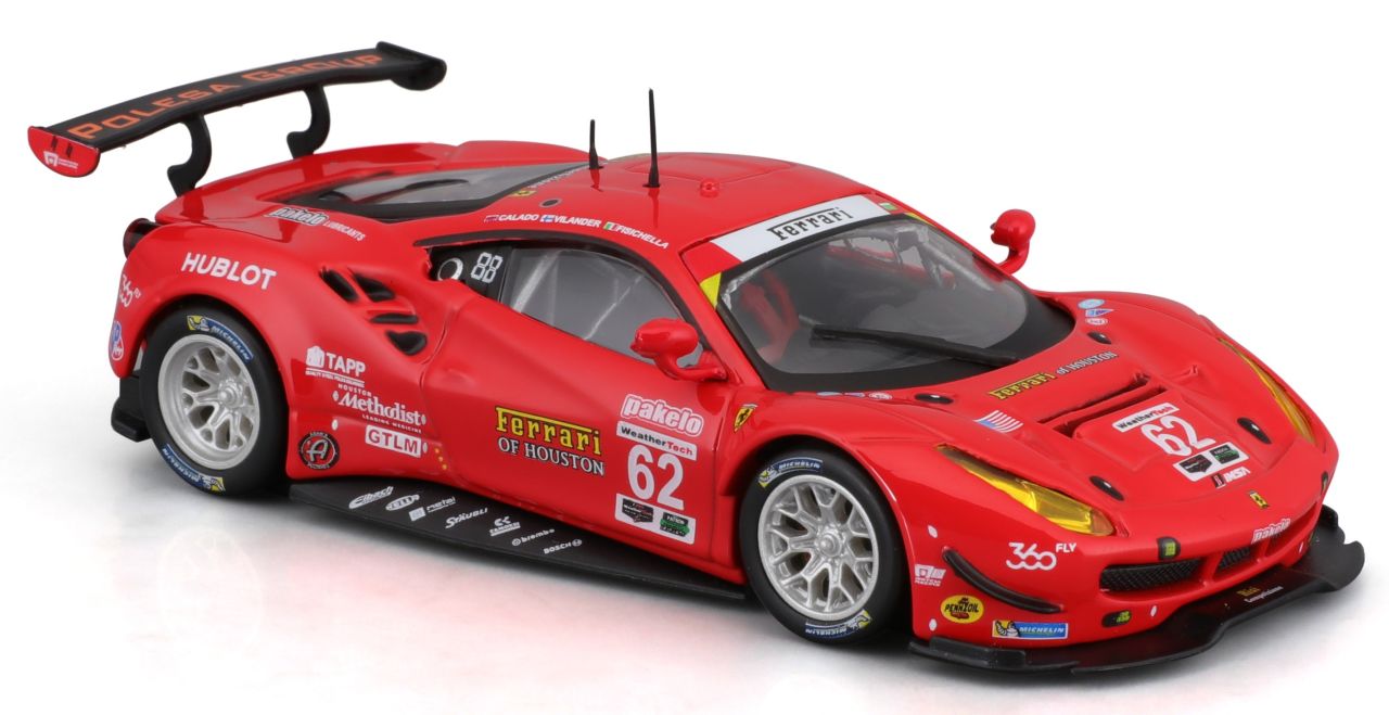Ferrari Racing 488 GTE 2017 1/43 rot - RCXX - RC Racing Shop | RC Models | Tuning & Spare Parts for Professionals