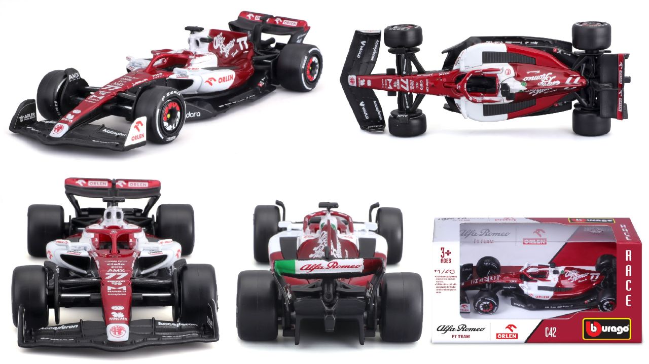 F1 Modellautos ohne Helm 1/43 assortiert - RCXX - RC Racing Shop | RC Models | Tuning & Spare Parts for Professionals