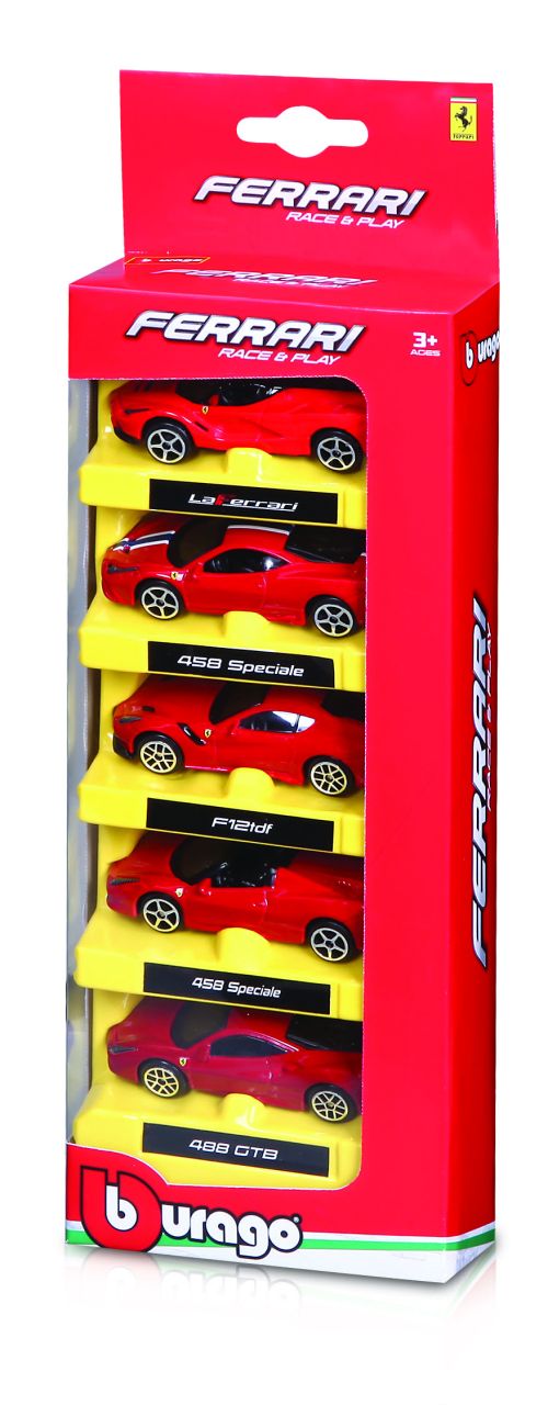 Ferrari R&P Modellauto 5er-Set 1/64 assortiert - RCXX - RC Racing Shop | RC Models | Tuning & Spare Parts for Professionals