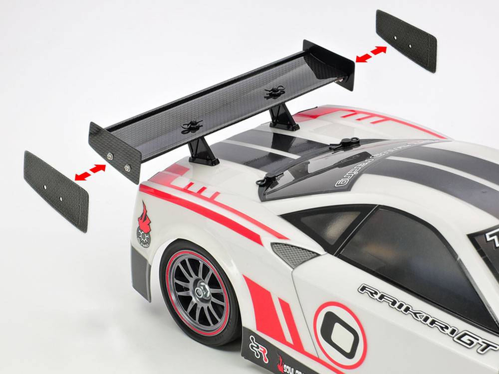Tamiya Racing Wing Set 3 (Carbon Pattern) - 22015