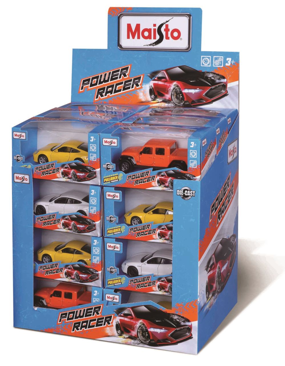 1/43 Rückzugautos ass. im 24er-Display - RCXX - RC Racing Shop | RC Models | Tuning & Spare Parts for Professionals