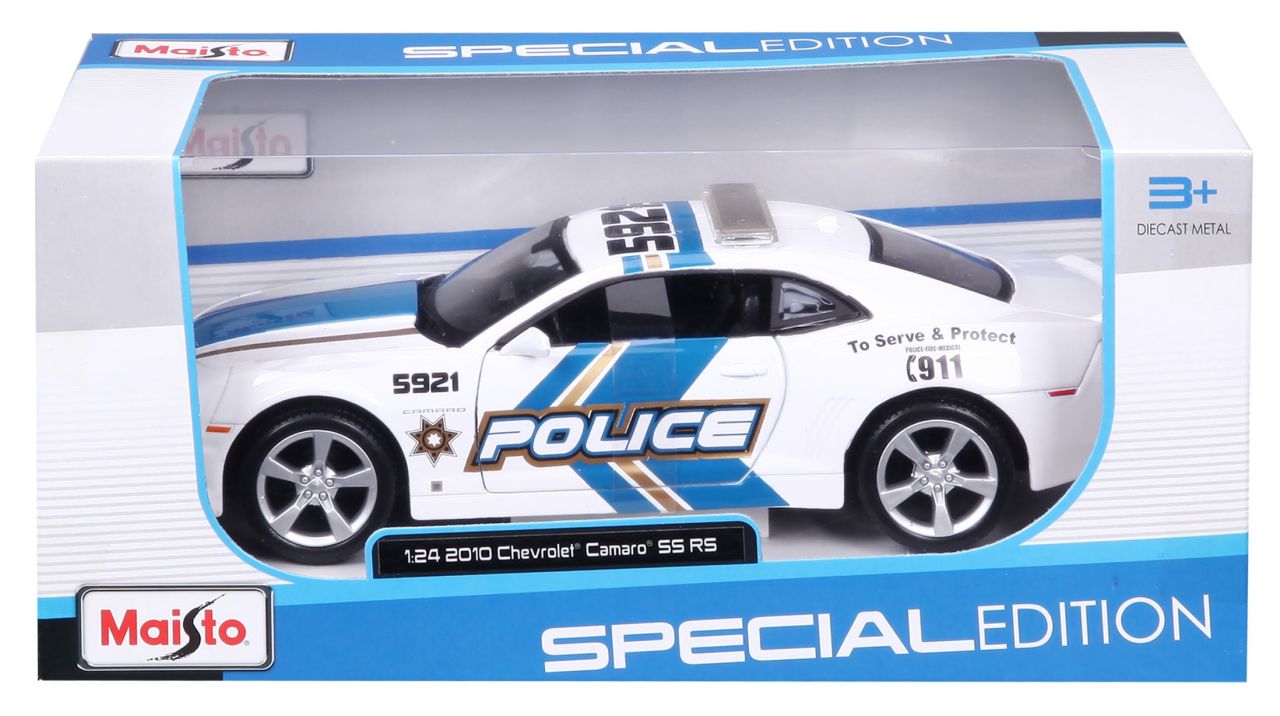 Chevrolet Camaro SS RS 2010 Police Weiss 1/24 - RCXX - RC Racing Shop | RC Models | Tuning & Spare Parts for Professionals