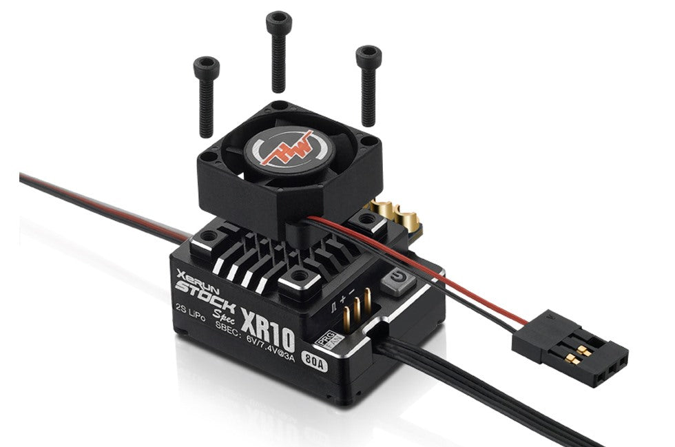 Hobbywing XeRun XR10 Stock Spec 80A - Black - RCXX - rc racing for professionals