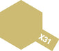 Tamiya Acrylic Paint - X-31 Titanium Gold - 81531