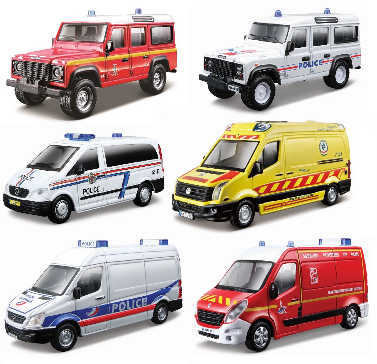 Rettungsfahrzeuge 1/50 assortiert - RCXX - RC Racing Shop | RC Models | Tuning & Spare Parts for Professionals