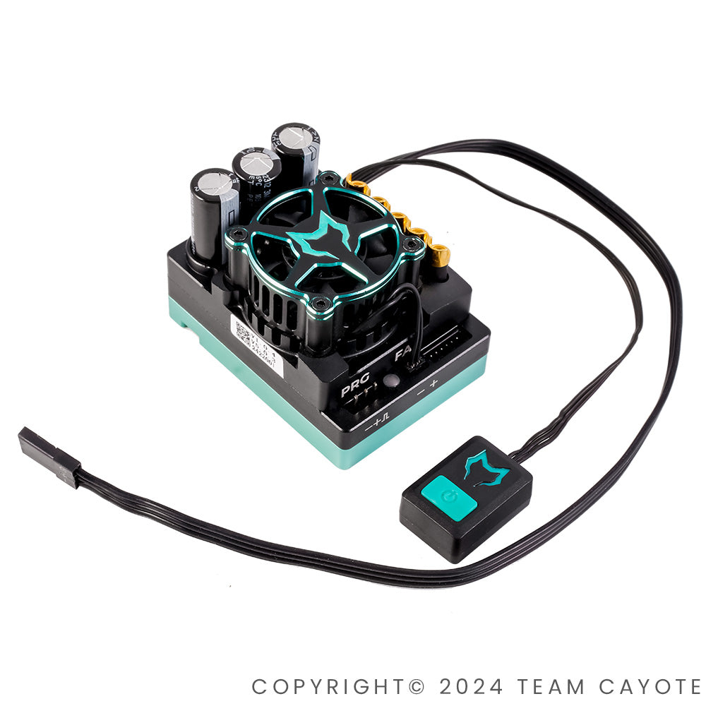 Cayote Racing CREST 8 Fahrtenregler ESC 1:8 200A - CA-CREST-8 - RCXX - RC Racing Shop | RC Models | Tuning & Spare Parts for Professionals