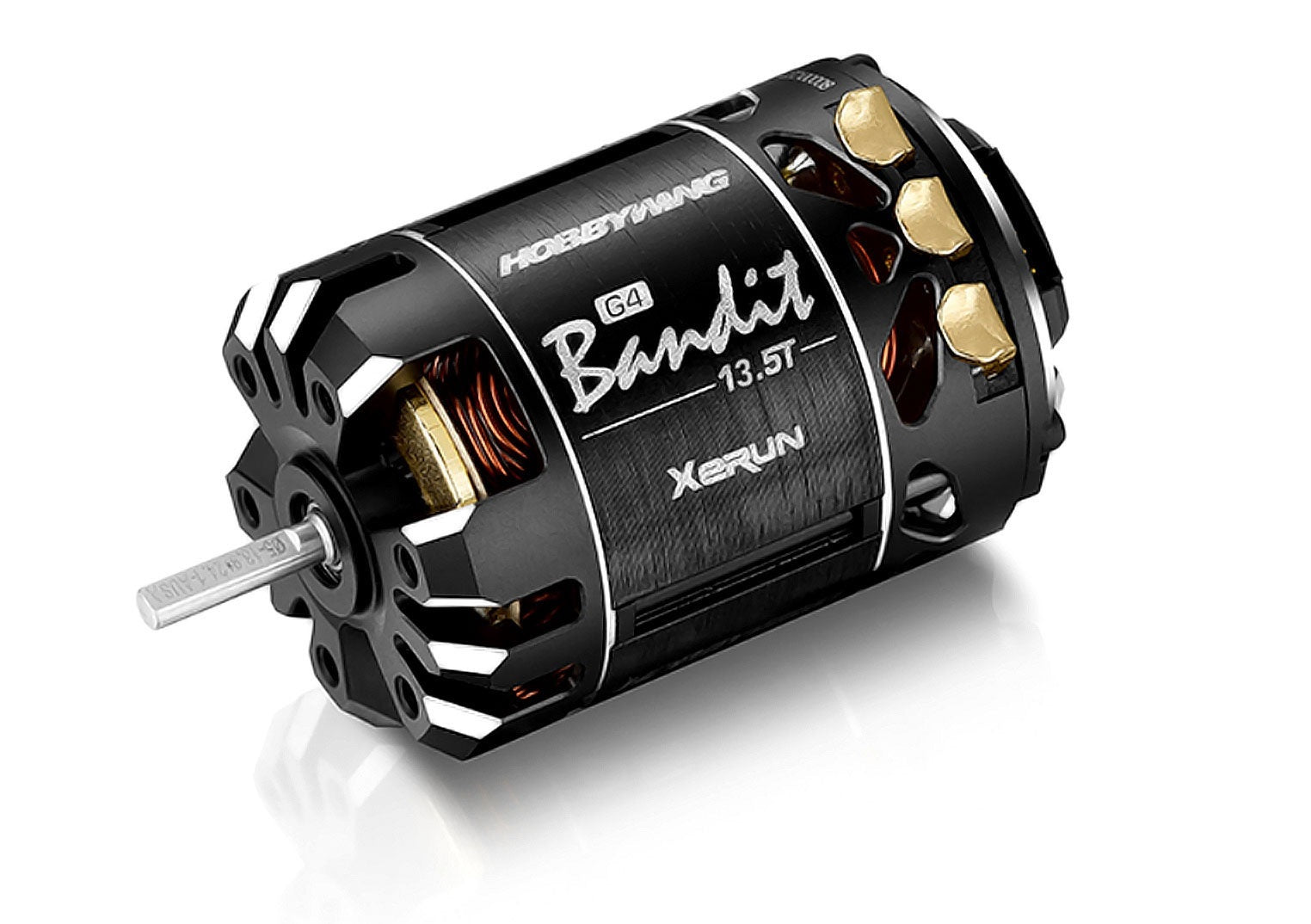 Hobbywing XeRun BANDIT G4 13.5T "OBL" Motor - Black - RCXX - rc racing for professionals