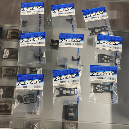 PRE-OWNED Xray XB2'25C + Nosram N22 Stock Spec 13.5T Motor + Hobbywing XR10 Pro G2S  + Sanwa PGS-LH II +  Ersatzteile