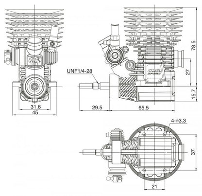 O.S. SPEED B2105 ONGARO W.C. V3 - OS-1EK02 - RCXX - RC Racing Shop | RC Models | Tuning & Spare Parts for Professionals