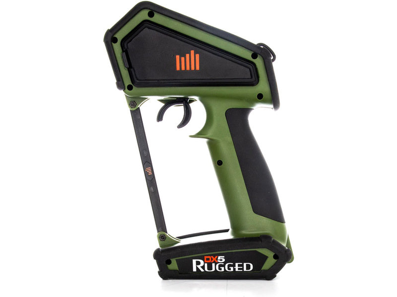 Spektrum DX5 Rugged DSMR Transmitter without Receiver (Green) - SPMR5200GEU - RCXX - RC Racing Shop | RC Models | Tuning & Spare Parts for Professionals