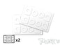 T-Works TA-128-D 1/8 Buggy Body Post Protectors SET - RCXX - rc racing for professionals