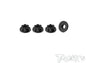 T-Works TA-155BK 7075-T6 Light Weight Serrated M5 Wheel Nut (4) - Black - RCXX - rc racing for professionals