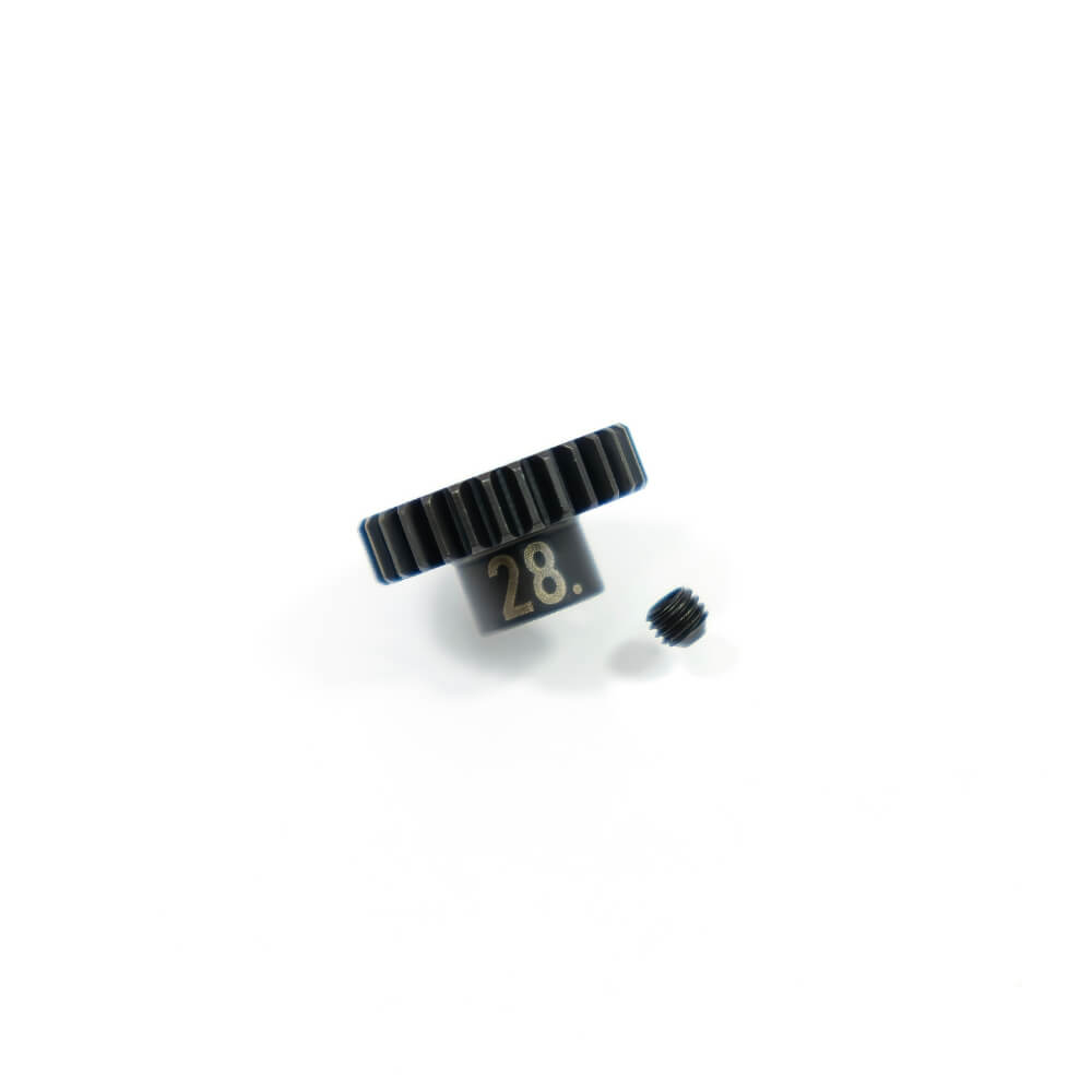 Tekno 5mm Bore MOD 0.8 (32pitch) Pinion Gear (28T, hardened, etched) - TKR4288