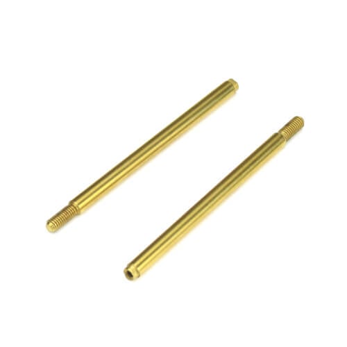 Tekno Shock Shafts (rear, steel, TiNi coated, ET410, 2pcs) - TKR6757T