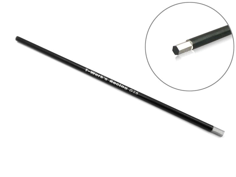 T-Works TT-026-H HSS Hex Wrench Replacement Tip 2.5 x 120mm (1) - RCXX - rc racing for professionals