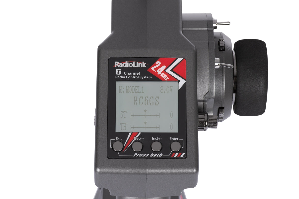 RC6GS transmitter with R6F receiver RadioLink 1RL0110
