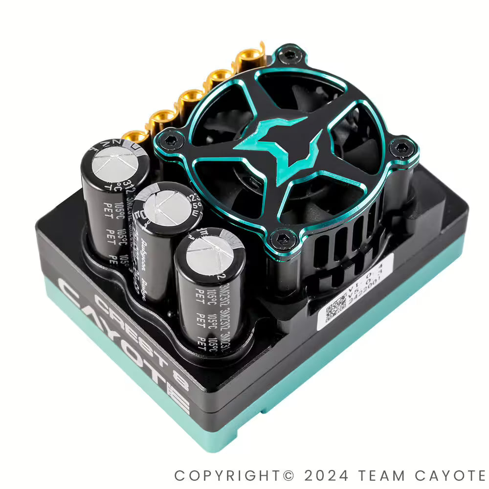 CAYOTE Racing CREST 8 EVO Fahrtenregler ESC 1:8 200A