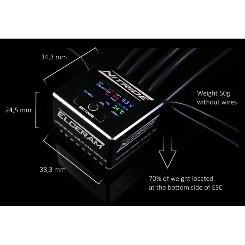 ELCERAM Nitride 1:10 Competition Brushless Regler ESC - ELC001 - RCXX - RC Racing Shop | RC Models | Tuning & Spare Parts for Professionals