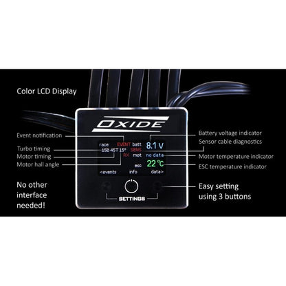 ELCERAM Oxide 1:10 Competition Brushless Stock Regler ESC - ELC008 - RCXX - RC Racing Shop | RC Models | Tuning & Spare Parts for Professionals