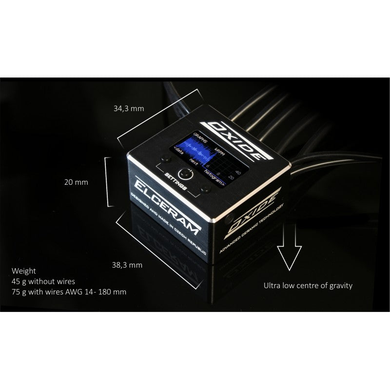 ELCERAM Oxide 1:10 Competition Brushless Stock Regler ESC - ELC008 - RCXX - RC Racing Shop | RC Models | Tuning & Spare Parts for Professionals