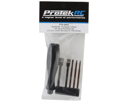 TruTorque 5-Piece 1/4 Drive Hex &amp; Nut Driver Set