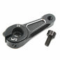 Corne de servo en aluminium 23T 25T noire compatible TRX-4 TRX-6